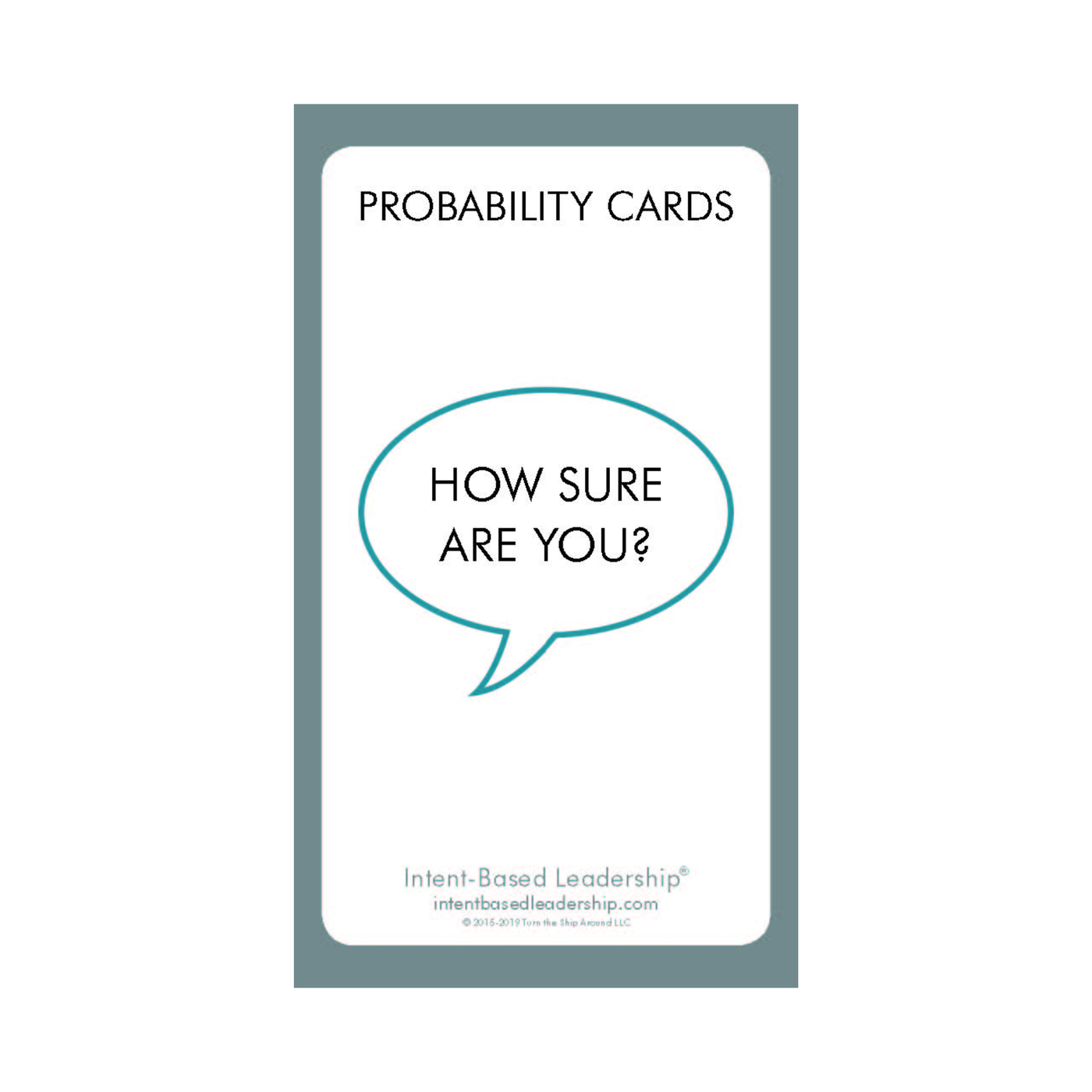 Probability Card Deck Probability Card Deck